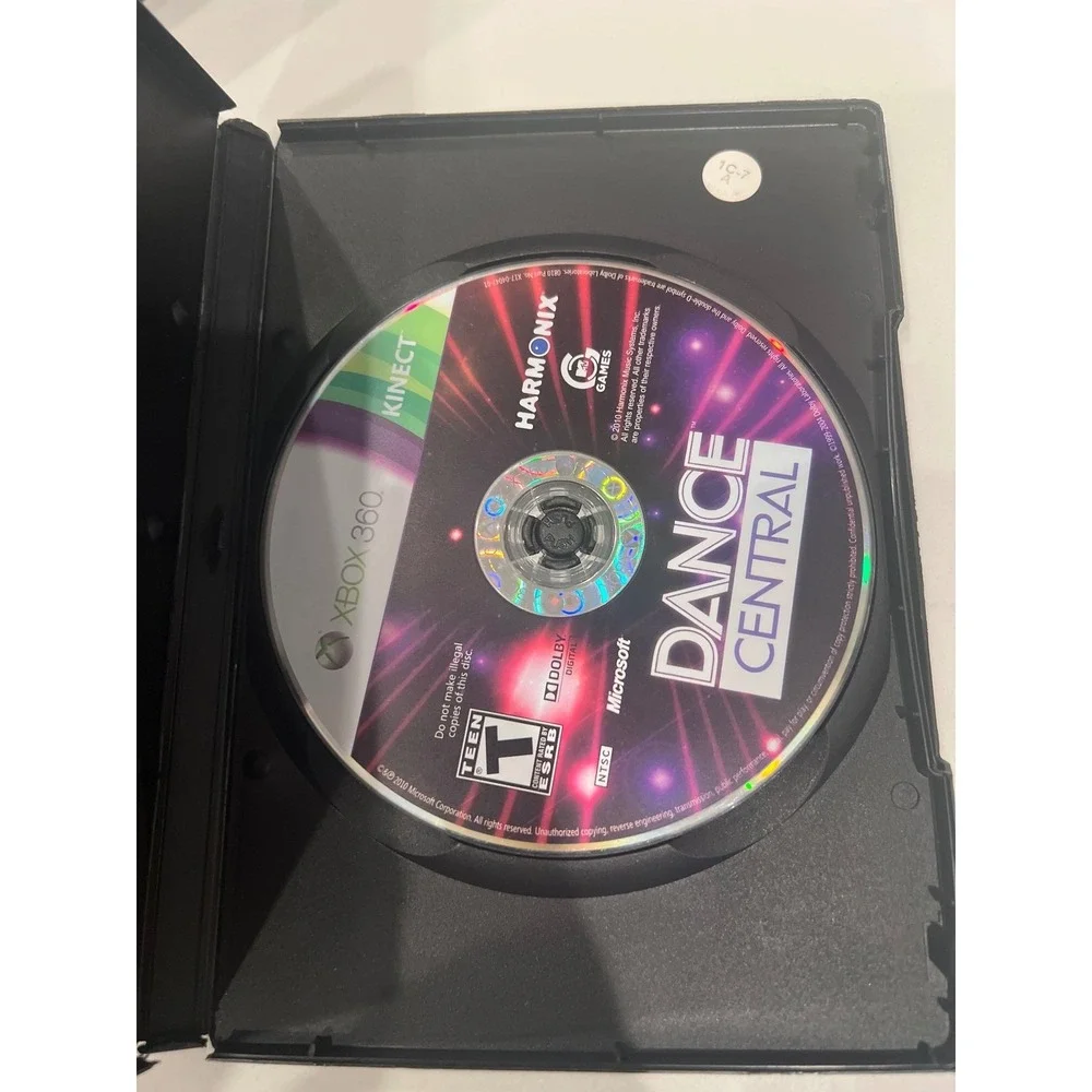 Xbox 360 Kinect  Bundle 3 Games‎ Dance Central Just Dance Sonic Working